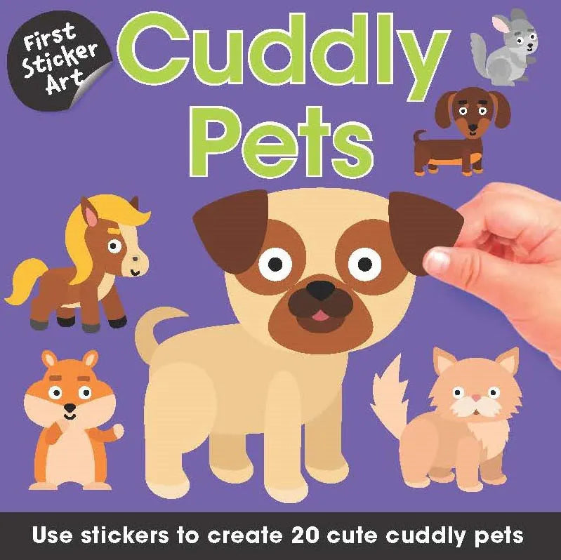 First Sticker Art- Cuddly Pets