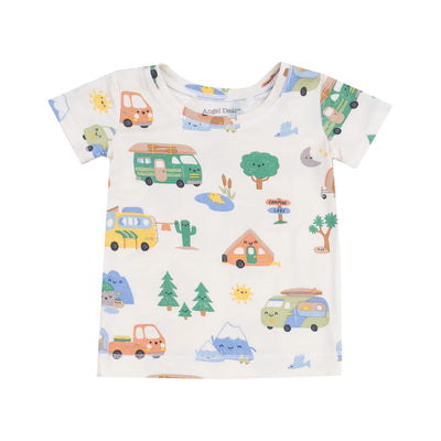 Friendly Campers Short Sleeve Loungewear Set