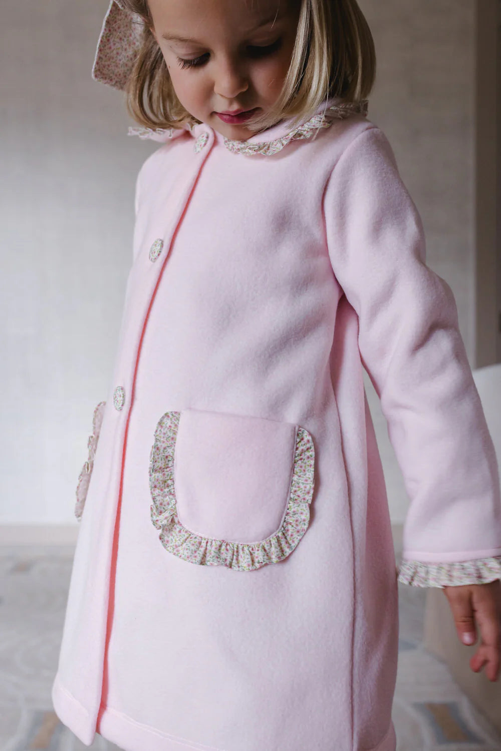 Winter Bloom Pink Robe