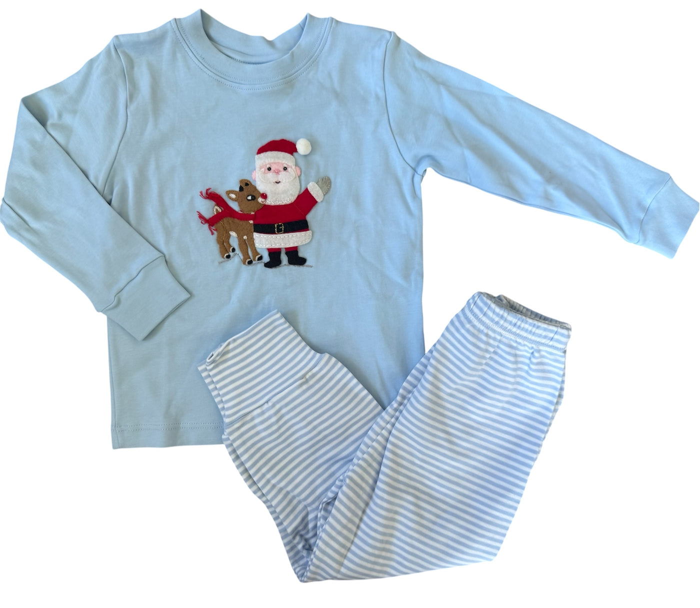 Rudolph and Santa Jogger Set