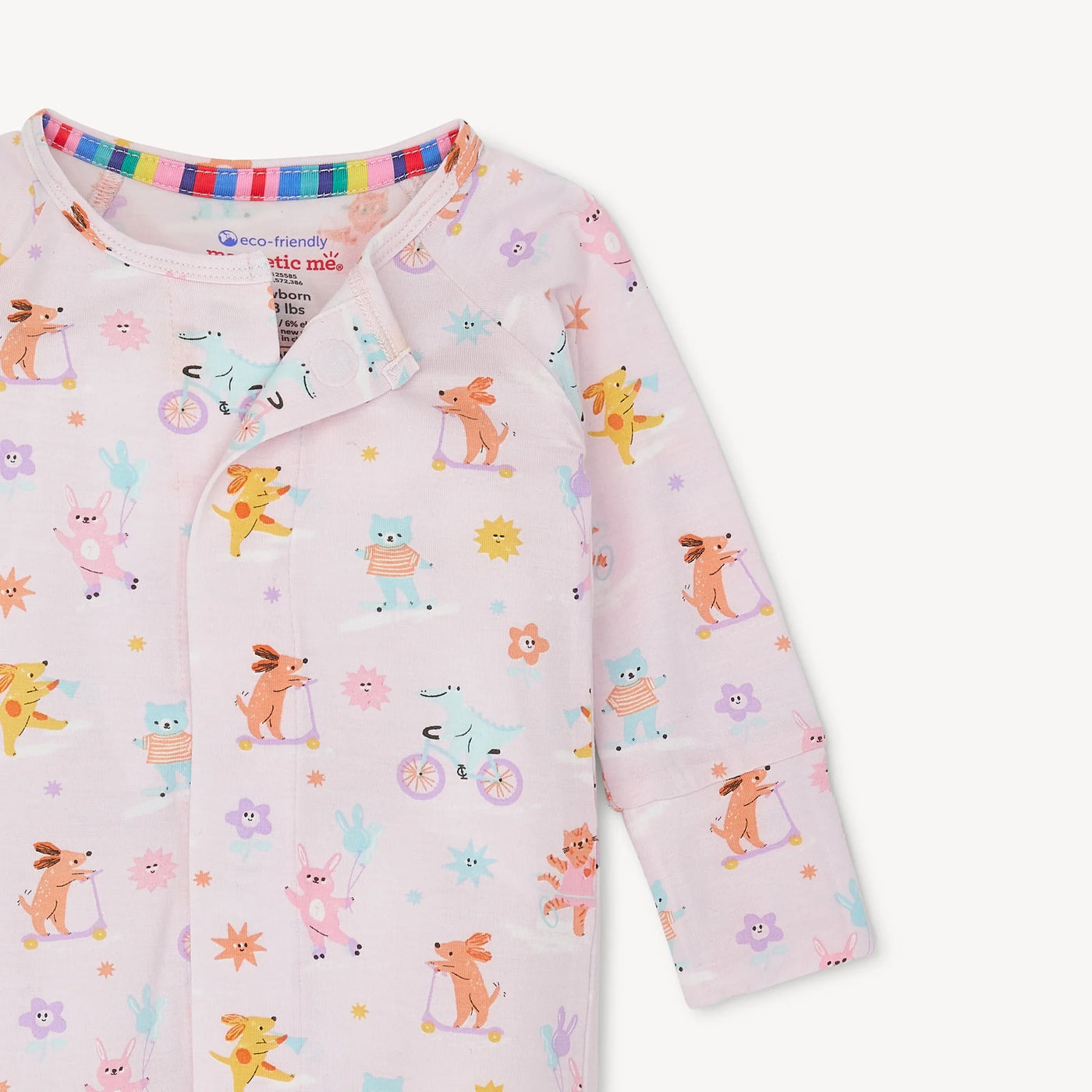 Playground Pals Modal Magnetic Grow With Me Convertible Coverall