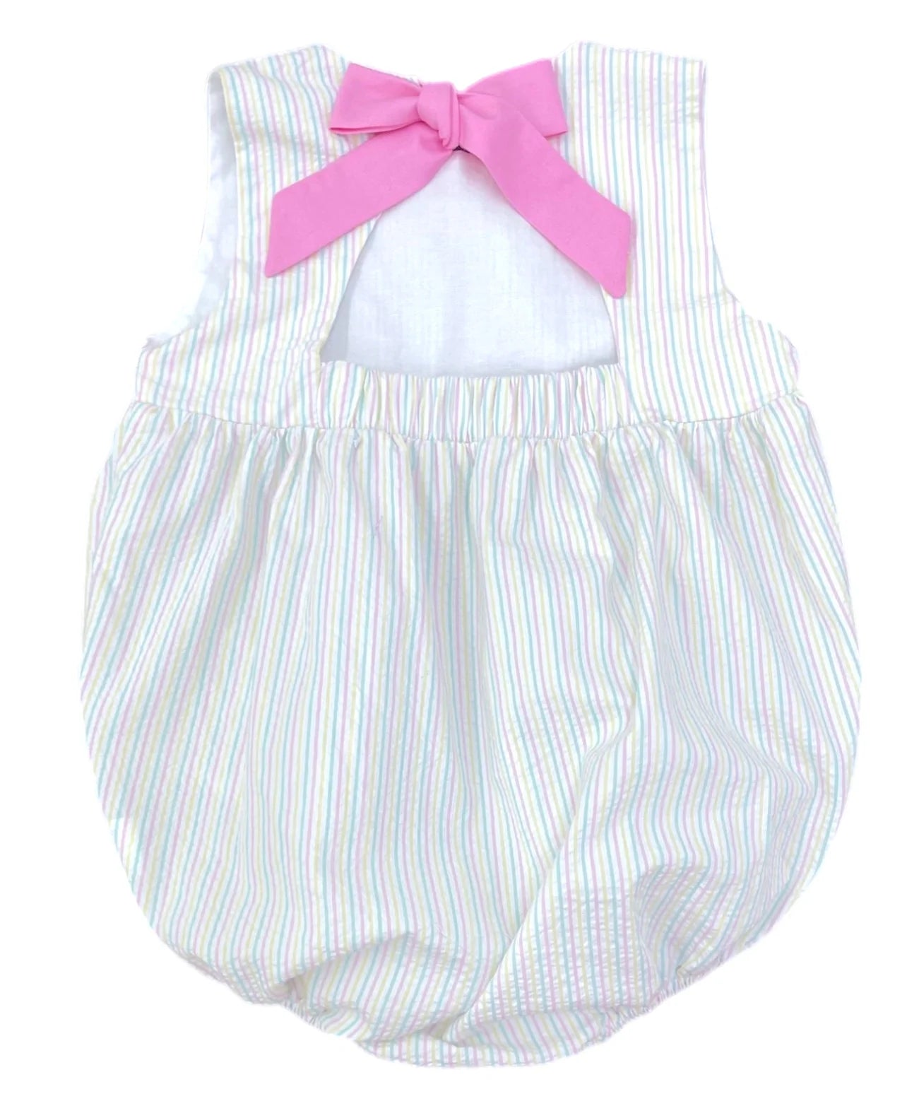 Spring Seersucker Stripe Lottie Bubble
