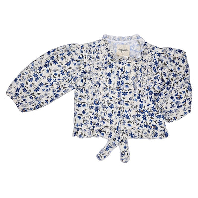 Blue Eyelet Heidi Blouse