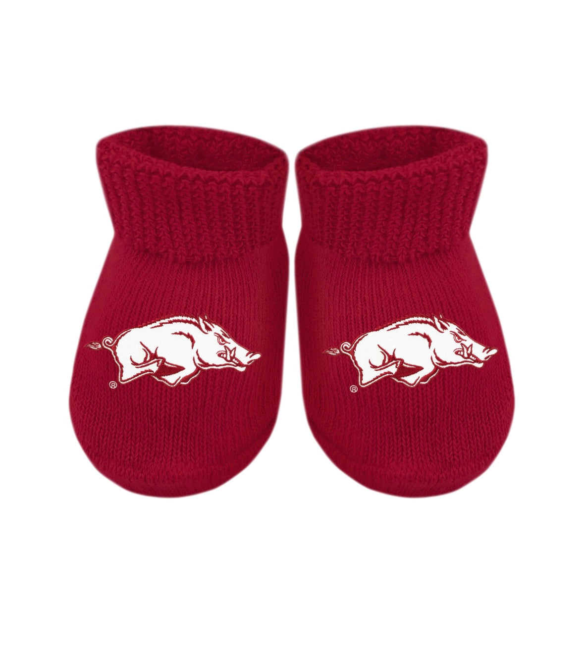 Arkansas Razorbacks Red Gift Box Bootie