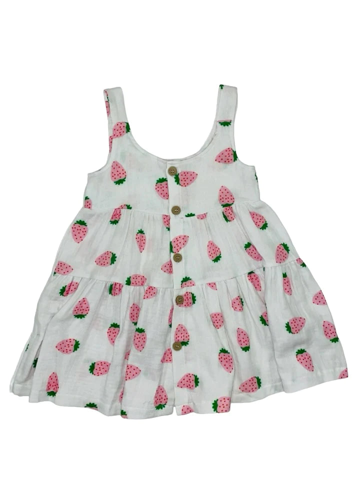 Strawberries Jade Dress