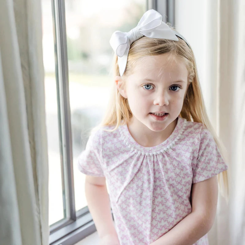 Camden Girls' Dress - Pretty Pink Bows
