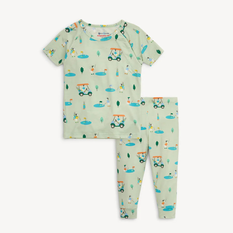 Fairway Fetch Modal Magnetic Short Sleeve Pajama Set