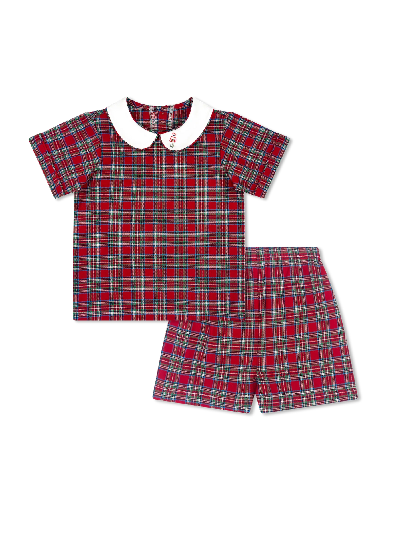 Woodstock Plaid Nutcracker Sibley Short Set