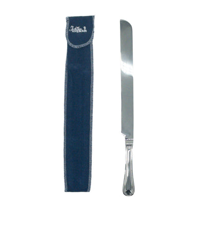 Blue Gingham Birthday Knife