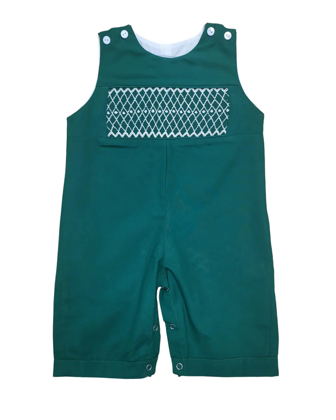Joseph Hunter Green Smocked Longall
