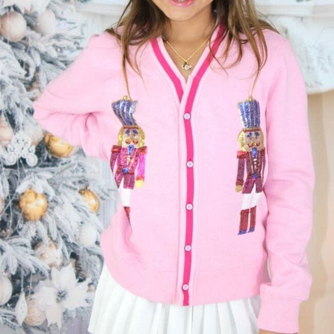 Sequin Nutcracker Cardigan
