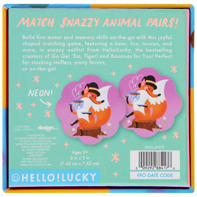 Snazzy Animals Matching Game