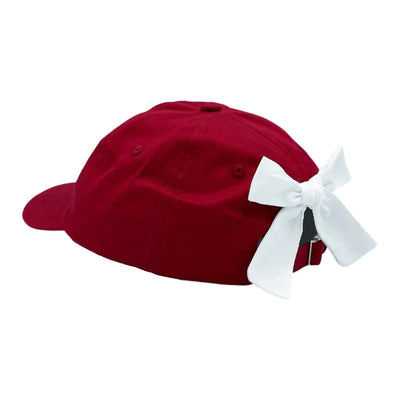 Red Pig Hat with Bow