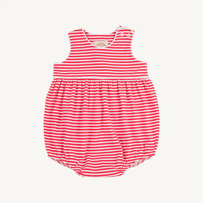 Richmond Red Stripe with Worth Avenue White Barlett Bubble