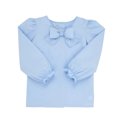 Beale Street Blue Beatrice Bow Blouse