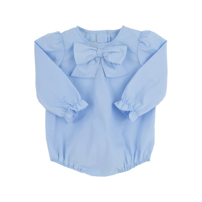 Beale Street Blue Beatrice Bow Blouse