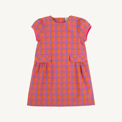 Autumn Punch Plaid Betts Bow Dress