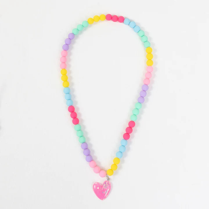 Rainbow Hearts Necklace