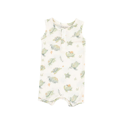 Sea Turtles Sleeveless Shortie Romper