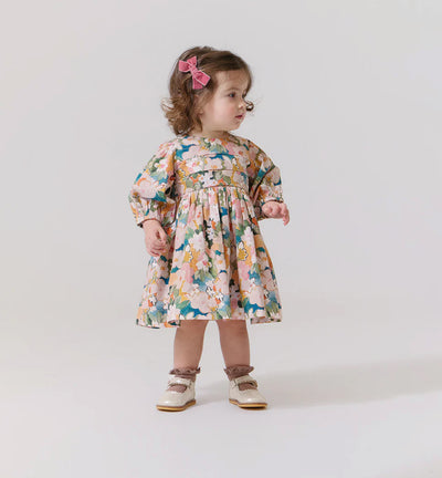 Watercolor Floral Baby Evelyn Dress Set