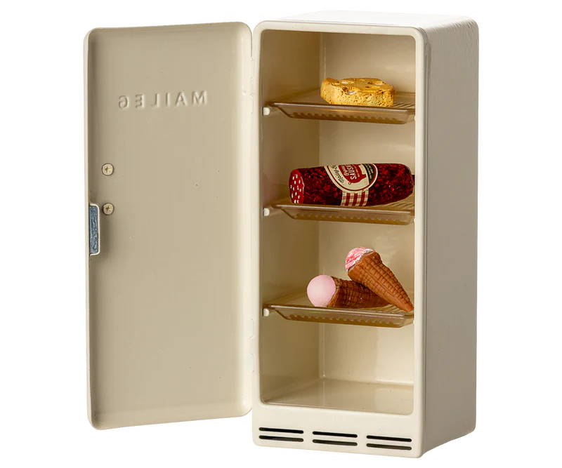 Metal Fridge, Mouse- Off White