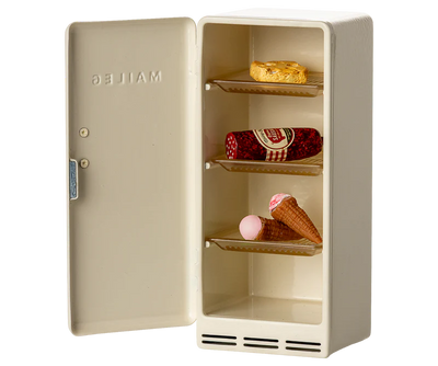 Metal Fridge, Mouse- Off White