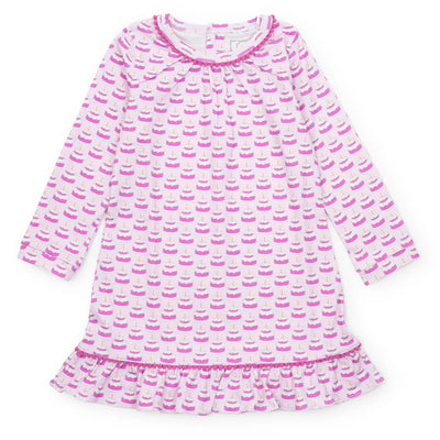 Carlin Girls' Dress - Birthday Cake Pink