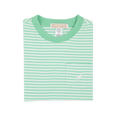 Grace Bay Green Stripe Carter Crewneck