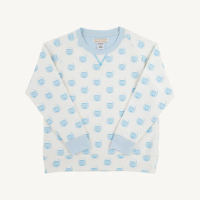 Vintage-Prep Pumpkin Pails Cassidy Comfy Crewneck