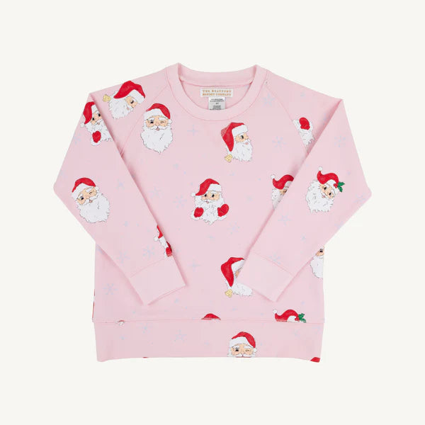Palm Beach Pink Dear Santa Cassidy Comfy Crewneck