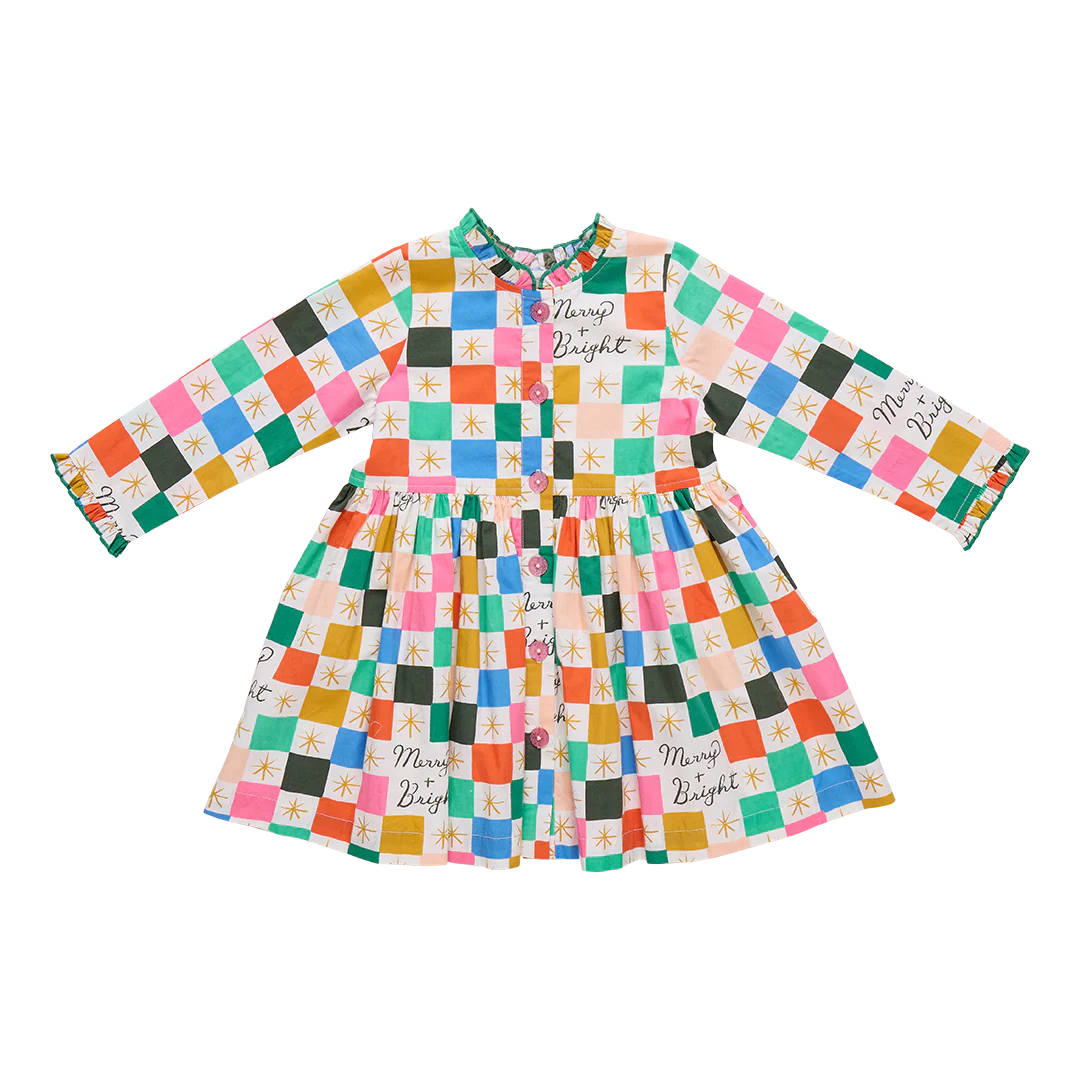 Girls Autumn Dress - Merry and Bright