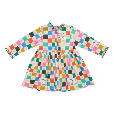 Girls Autumn Dress - Merry and Bright