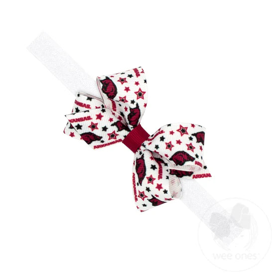 Mini Star Print Bow on HB