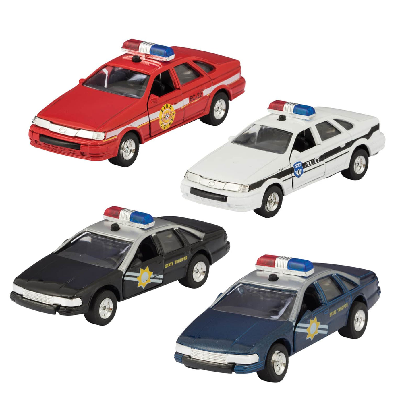 Diecast Sonic Police and Rescue Cars