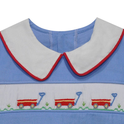 Blue Williams Romper- Rickshaw