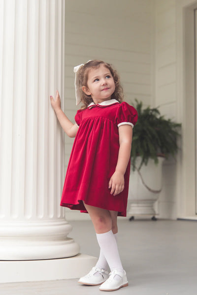 Ruby Red Velvet Memory Making Dress