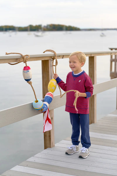 Richmond Red & Nantucket Navy Stripe Cassidy Comfy Crewneck
