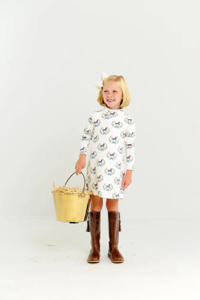 Highland Horses Tatum's Turtleneck Dress