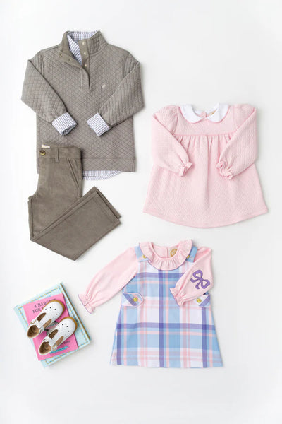 Peach Blossom Plaid Janie Jumper