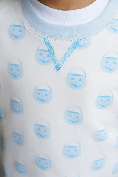 Vintage-Prep Pumpkin Pails Cassidy Comfy Crewneck