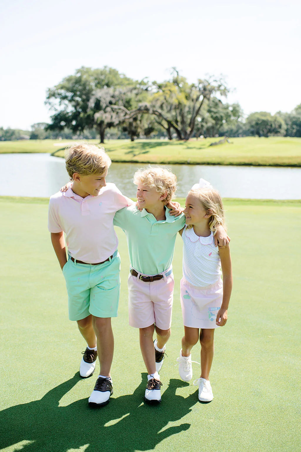 Grace Bay Green Short Sleeve Prim & Proper Polo