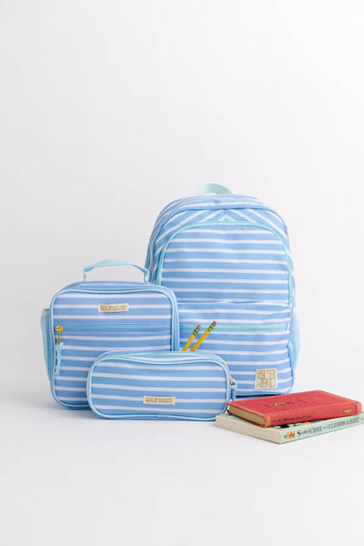 Sarasota Sky Stripe Peyton Pencil Pouch