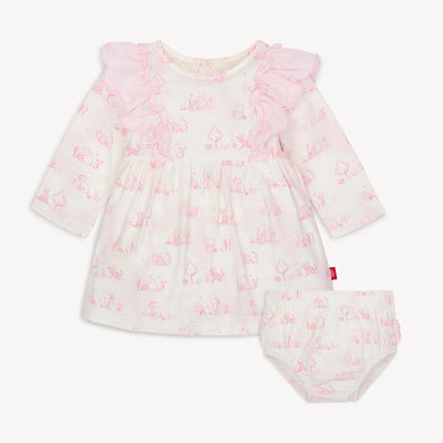 Sweeter Than Hunny Little Baby Dress + Diaper Cover Set