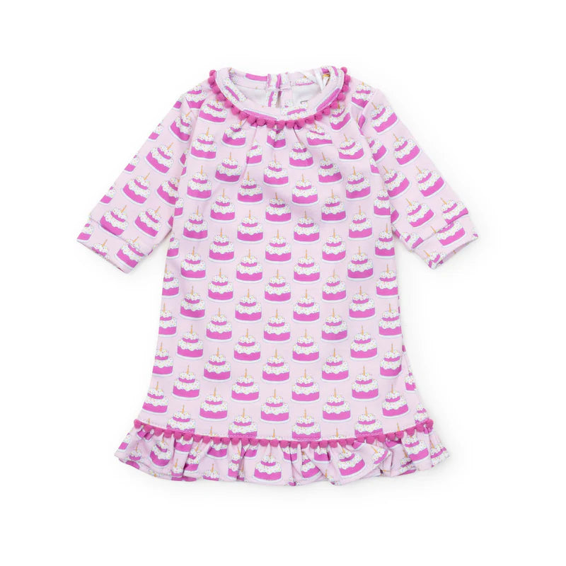 Carlin Doll Dress - Birthday Cake Pink