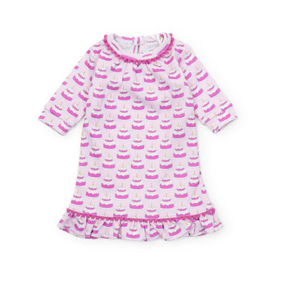 Carlin Doll Dress - Birthday Cake Pink