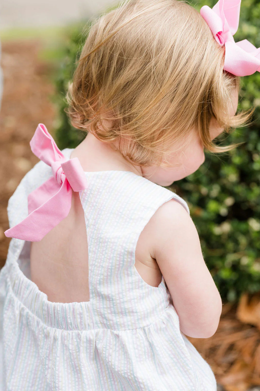 Spring Seersucker Stripe Lottie Bubble