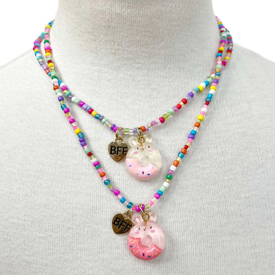 BFF Donut Necklace Set