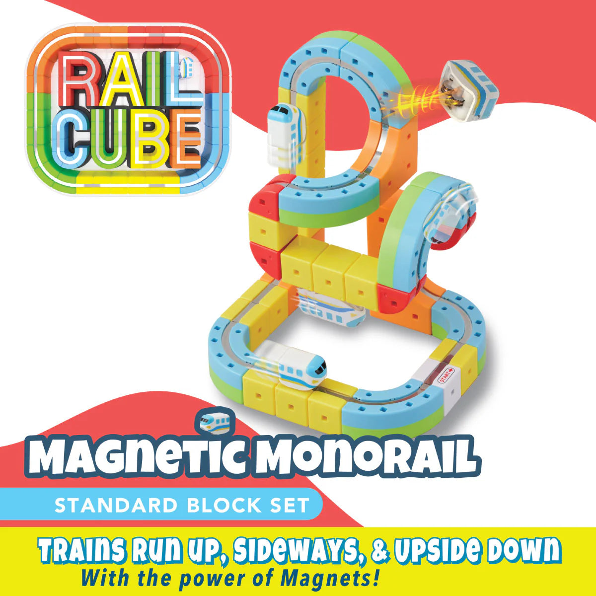 Rail Cube Magnetic Monorail Starter Set
