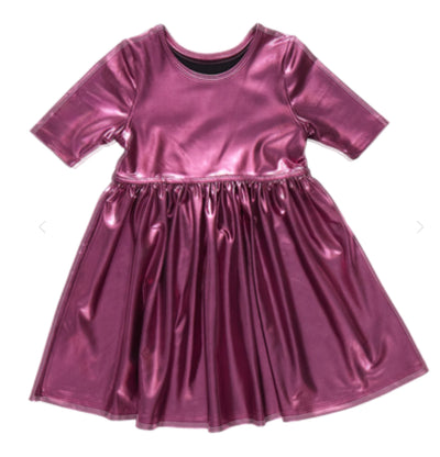 Pink Lame Steph Dress