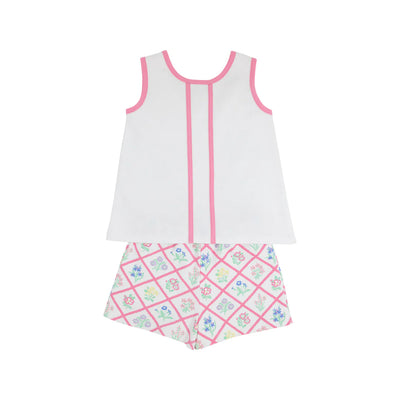 French Country Floral Mary Simms Short Set